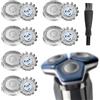 Xerteam Confezione da 6 testine di ricambio SH71, per rasoio serie 7000 (S7XXX) e angolare serie 5000 (S55XX) S5531/S5532/S5533/S5536/S5830/S6600 e S6800 con spazzola per la pulizia