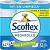 Scottex Megarollo - Carta igienica 12 Rollos