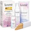 kosme SEMPLICE, NATURALMENTE Kosmè Kit Ceretta a Freddo Spray Karité Corpo Viso Bikini 150 ml | Kit ceretta spray a freddo al karité con 50 strisce TNT, 25 spatole e latte dopocera. Per corpo, viso e zona bikini.