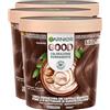 Garnier Good Colorazione Permanente Senza Ammoniaca 5.0 Castano Moka Tinta Lunga Durata 8 Settimane Copertura 100% Capelli Bianchi Colore Brillante e Luminoso Formula Vegana - 3 Confezioni