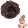 SEGO Pettine per capelli a coda di cavallo Scrunchie Voluminoso Fibra Sintetica Aggiunta Ponytail Estensione Capelli - 6#