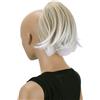 CAISHA Panino Pezzo Di Capelli Treccia Con Clip A Farfalla Nodo Per Capelli Acconciatura Da Sposa Panino Hepburn Cravatta Per Capelli Mix Biondo Bianco H409