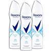 Rexona - Confezione da 3 deodorante spray anti-traspirazione, Cotton Dry 3 x 150 ml