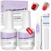 SAVILAND 2 Pezzi 15 ML Remover Semipermanente Unghie: Solvente Rapido per Unghie in 2 Minuti per Smalto Gel UV, Gel Nail Polish UV/LED, Polvere Acrilica, Dip Powder, Non c'è Ammollo o Avvolgimento