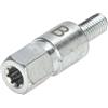 cyclingcolors Adattatore per Testina ad Angolo decespugliatore, Stella, 8 Denti, Compatibile con Stihl