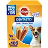 Pedigree Dentastix - Snack per cani di piccola taglia, 105 pezzi