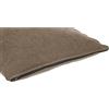 Ferribiella Cuscino Rettangolare Sfoderabile Everyday con Zip, Medium 80x50 cm, Poliestere, per Cani e Gatti (Marrone)