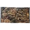 WYSKONT Acquario Sfondo 3D Lesbos - Sfondo per Acquario - Accessori per Acquario - Sfondo - Acquario Deco - 97x45 cm all'acquario 100x50 cm - Colore Marrone - Acquario Grande