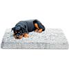 Amazinggirl Cuccia per cani 120 x 80 cm - Letto accogliente ideale per il riposo Cuscino lavabile perfetto per cani di tutte le taglie Ideale per interni e massimo comfort morbida e confortevole Grigio chiaro
