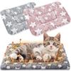 Norhogo 2 Pezzi Letto in Peluche per Animali Piccoli Animali Inverno Caldo Coperta Soffice in Flanella, Letto Porcellino d'India Lavabile per Piccolo Animale, Coniglio, Porcellino d'India, Scoiattolo