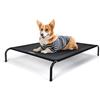 Nobleza Brandina Per Cani, Lettino Rialzato Per Cani Tagila Media, Lettino Cane Per Giardino E Outdoor, Letto Rinfrescante Per Animali Domestici Lavabile, Nero, M, 105x80x20CM