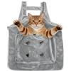 Generic Gatto Carrier grembiule - regolabile portatile gatto sacco a pelo con fori, grembiule per animali domestici, spalla anteriore, supporto per casa, dormitorio, camera da soggiorno