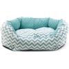 Record - Cuccia Prime Nanne per Cuccioli. Lettino imbottito per cani e gatti cuccioli morbido e accogliente. Cuscino per cani e gatti |XS -50 x 45 x 18 cm, Acquamarina
