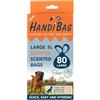 Handiscoop HandiBag - Sacchetti profumati per escrementi del cane, grandi, 5 l, confezione da 80