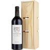 La Grande Vinothèque - Regalo vino rosso Château Cap L'Ousteau, Haut Médoc - Scatola di legno trasformabile in portabottiglie, 1 bottiglia + scatola di legno (1 x 0,75 l)