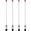 Generico Asta di sospensione for lavatrice, 4 pezzi for DC97 05280S WA48H7400AP WA48H7400AW