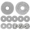 JoyBros 12 Pezzi Mocio Panni per Dreame L e X Serie in Microfibra e Chenille