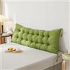 Generic Cuscino Testata Letto Matrimoniale Imbottita, Cuscino Schienale Divano, Cuscini per Testata Letto Una Piazza e Mezza,05,120x50cm