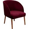 YCDZSW Fodere Coprisedia per Sala da Pranzo | Fodera per Sedia Scandinava Copripoltrona | Coprisedie con Braccioli Fodera Poltroncina per Ufficio Pranzo Cucina (Rosso,6 PCS)