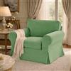 HomeTown Market Copridivano In Tessuto Resistente, Compatibile Con IKEA Ektorp Poltrona Sofa. Divano Non Incluso (Velluto Verde Sedia)