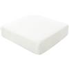 SHUOJIA Stretch Velvet Sofa Couch Cushion Cover-Removable Sofa Seat Covers with Elastic Bottom Washable Elastic Furniture Slipcovers Protector for Kids and Pets (White,2-Seater)