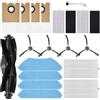 DianSung Accessori per Lefant M2/M2 Pro/ M2S Pro/M2 Plus parte di ricambio per aspirapolvere,1 spazzola principale,4 panni, 4 sacchetti per la polvere,4 spazzole laterali,2 filtri,2 Filtro della stazione base