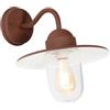 Qazqa kansas - Appliques Moderno - 1 luce - L 29.4 cm - Ruggine - Moderno,Industriale - Illuminazione esterna