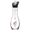 VitaJuwel Era WELLNESS - Caraffa d'Acqua delle Gemme con Ametista, Quarzo Rosa e Cristallo di Rocca