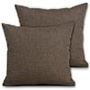 Cieffepi Home Collections Federa Copricuscino MULTICOLOR (Set 2 Federe 40x40 cm, Marrone)