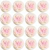 HMFSJYCR Confezione da 16 candele profumate a forma di fiore di pesca bianca - Profumo Oolong - Decorazione per interni rilassante - Accessorio fotografico - Atmosfera estetica - Ideale per caffetterie e