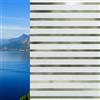 LUMEN HOME FILMS - Pellicola Privacy Vetro Strisce, righe MISURE GRANDI (STRISCE, 90 X 350 CM) Finestre Box Doccia decorativa Oscurante Antisguardo Riutilizzabile Elettrostatica