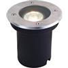 Lucande Faretto da incasso terra dimmerabile (Moderno) colore Grigio, in Acciaio Inox esterni