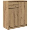vidaXL Credenza con Cassetto Rovere Artigianale 71x35x84 cm Truciolato, Mobile Contenitore, Mobile credenza, Armadio corridoio, Mobile Buffet