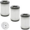 DianSung M320 Accessori Filtro HEPA per Lefant M320 / M320G aspirapolvere Robot,Lavabile e Riutilizzabile,Parti di Ricambio Filtro,3 Pezzi