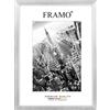 FRAMO 35mm Cornice per Immagini 40 x 28 cm | Alu Criss Cross | Cornice in MDF Fatta a Mano con lastra di Vetro Artificiale antiriflesso a Prova di Rottura e Robusta Parete Posteriore in MDF