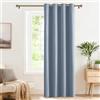 PONY DANCE Tenda Oscurante per Soggiorno Moderne Tende Termiche Isolanti per Camera da Letto Blackout Curtain per Porta Interna 1 Pezzo L 140 x A 240 cm, Blu Vintageso