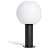 LEDKIA LIGHTING LEDKIA Lampioncino da Muretto Alluminio Tondu Nero