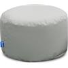 Bruni Pouf L in grigio roccia - pouf rotondo, per interni ed esterni, ideale come poggiapiedi, per yoga, meditazione, prodotto in Germania