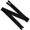 Aerzetix - Set di 7 Cerniere Lampo a Spirale N°5 75cm separabili con cursore Decorativo | Colore Nero | per progetti di Abbigliamento Tessili Cucito Personalizzato