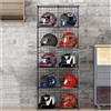 Generic Supporto per casco da moto, espositore per cappelli, impilabile, per organizzare e riporre facilmente cappelli, scarpe e molto altro ancora