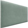 DHOME Testiera Imbottita Liscia in Tessuto Aqualine Altezza 70CM Spessore 4cm e 8cm per Parete Acustica Testiere Fonoassorbenti Letto Camera da Letto (Tessuto Verde Acqua, 90cm, Spessore 4cm)