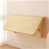 Generic Tavolo pieghevole da parete - Scrivania da ufficio salvaspazio con design a foglia per spazi compatti, in legno, ideale per piccoli appartamenti e uffici domestici