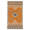 HAMID Tappeto Kilim Lori Tessuto a mano in 100% lana, stile etnico boho, morbido e resistente, ideale per soggiorno, camera da letto e sala da pranzo (D.4, 110x60 cm)