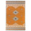 HAMID Tappeto Kilim Lori Tessuto a mano in 100% lana, stile etnico boho, morbido e resistente, ideale per soggiorno, camera da letto e sala da pranzo (D.4, 170x120 cm)