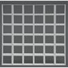 Generico SM15W.100.F PANNELLI CONTROSOFFITTO GRIGLIATO 600x600x40 mm (7 Pz) 2,52 mq in alluminio Maglia 100x100 bianco spessore 0,5 mm, preverniciato Lay-on per struttura in vista ITP AKIFIX