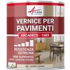 ARCANE INDUSTRIES Pittura per pavimenti interni poliuretanica, multi-supporto ARCADECO - 1683-1 kg Avorio Chiaro - RAL 1015 - ARCANE INDUSTRIES
