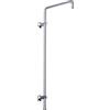 JOHO Colonna Doccia Acciaio Inox senza Miscelatore, Accessorio per Sistema Doccia, Compatibile con Fori Esistenti, Asta Doccia Saliscendi 91 cm, Cromo