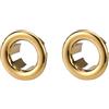 ARCORA - Anello di troppopieno per lavello in oro spazzolato, confezione da 2, per bagno, cucina, lavabo, troppopieno