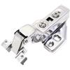 Aqxymju Cerniera con struttura in metallo e alluminio, bagno, cucina, armadio for il vino, scarpiera, armadio, libreria, display, mobili, cerniere for porte in vetro(Size:Silver Insert Embed)
