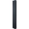 Monster Shop Radiatore Tradizionale a 4 Colonne 1800 x 290 mm Verticale Acciaio al Carbonio Riscaldamento Centrale Design Classico Antracite con Kit Fissaggio e Spazzola Pulizia